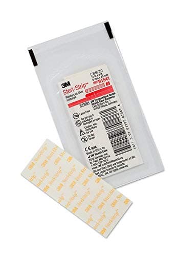 Nutwell 3M Lot de 12 fermetures à peau renforcées 6 mm x 75 mm (4 x 3 bandes)