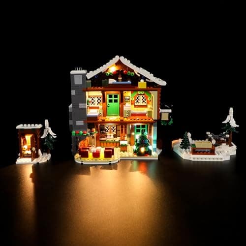 LIGHTAILING Kit d'éclairage LED pour Lego- 10325 Chalet Alpin Modèle de Blocs de Construction - Jeu de lumière LED Compatible avec Le modèle Lego (Non Incluso nel Modello)