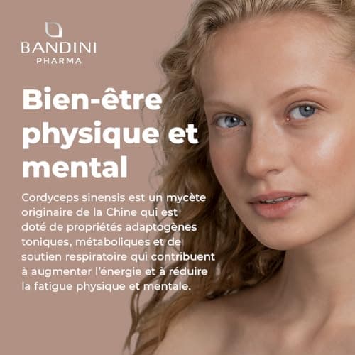 Bandini® Cordyceps Sinensis 6.500mg - 270 Gélules - Extrait de champignon vital CS-4 (10:1) - Énergie & Performance Sportive - 40% de Polysaccharides Bioactifs - Sans Additifs, Vegan - Pour 3 mois