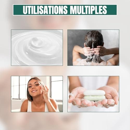 PLANTAWA Glycérine Végétale 1L | Glycérine Liquide Pour Faire Du Savon, Haute Pureté, Hydratant Naturel Cheveux et Peau, Sans Parfum Idéal Savons, Shampooings, Crèmes, Qualité Pharmaceutique