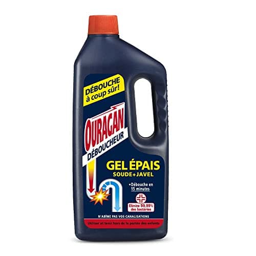 Ouragan Déboucheur Gel Epais 15 minutes 1 L