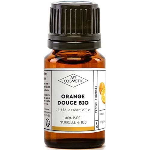 MY COSMETIK - Huile Essentielle d'Orange douce BIO AB - Issue de l'agriculture Biologique - Chémotypées HEBBD/HECT - 100% pure et naturelle - Certifié ECOCERT - Fabriqué en France - 5 ml