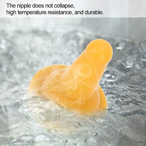 15pcs Biberon Pour Animaux De Compagnie Tétine En Silicone Tétine Biberon Tétine Sucettes Tête De Buse De Remplacement Pour Chien Chiot Chat Chaton Petits Animaux