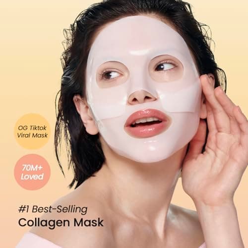 Biodance Bio-Collagen Real Deep Mask Pack de 4 - Masques visage, masque visage, masque visage femme, masque visage, resserrement des pores, traitement des rides