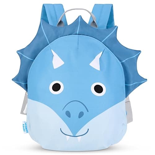 Juicy Bumbles Sac à Dos Dinosaure Maternelle - Petit Sac A Dos Enfant Maternelle Garcon - Sac A Dos Bebe Garcon - Sac Creche Bebe Garcon 2 ans à 5 ans Cartable Maternelle Garcon