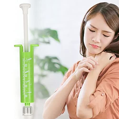 Kit de Bite Sucker,Bug Bite Healer Extracteur de Venin Sous Vide,Soulagement des Démangeaisons pour les Piqûres D'abeilles,Outil Outil de sécurité de Premier Secours de Morsure Sous Vide à Pression