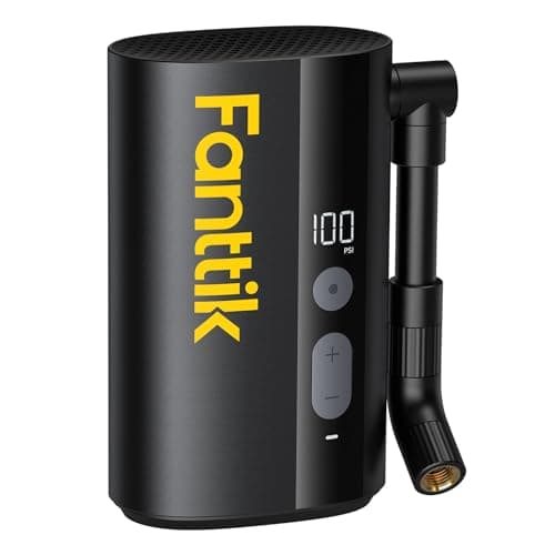 Fanttik X9 Ace Pompe à Vélo électrique, gonflage Rapide de 32s gonfleur Electrique Velo, 150PSI Pompe a Velo Electrique avec Valve Presta et Schrader, pour Vélo de Route, VTT, Vélo électrique&Urbain