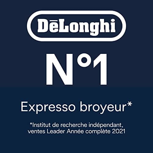De'Longhi Magnifica Start ECAM222.20B, Machine à Café Automatique avec Buse à Lait, Machine à Espresso à Grains avec 4 Recettes Personnalisées, Panneau de Commande Soft-Touch, 1450W, Noir