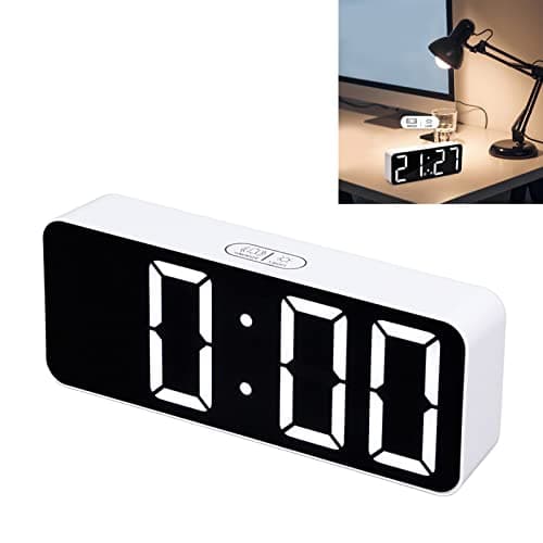 Horloge Numérique, Horloge Salle De Bain, Horloge de Table, Horloge numérique puissante Lecture Pratique pour Offrir en pour Le réglage du réveil Quotidien