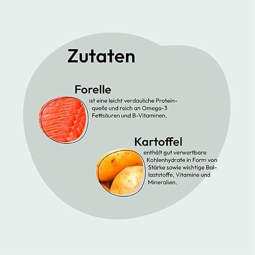 GRAU L’original Croquettes Pour Chiens, Truite Avec Pommes De Terre, (1 x 12 kg), Sans Céréales, Pour Chiens Adultes Sensibles
