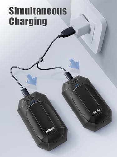 Chauffe Main Rechargeable, UNBON Chaufferette Main Réutilisable de Poche Rechargeable avec 3 Niveaux de Chaleur Chauffe Main USB Électrique pour Raynaud Pétanque Chasse Pêche