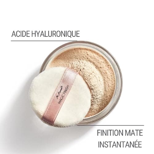 M. Asam Magic Finish Setting Powder Final Touch Bare Skin (15g) - Poudre Libre Fixatrice Perfectionnante Pour Un Maquillage Parfait, Avec Acide Hyaluronique, Make Up à la Texture Légère