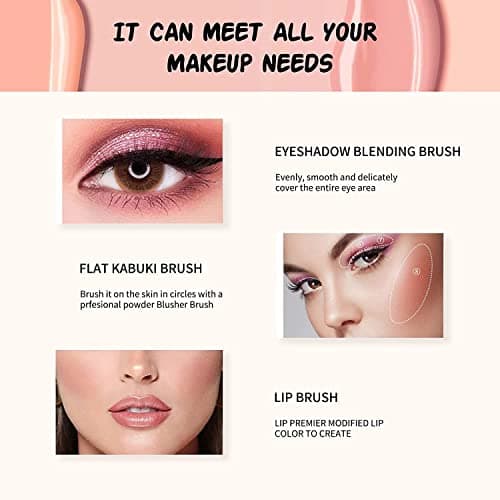 18PCS Set Pinceaux Maquillage Pinceaux à Maquillage Professionnel Pinceaux Maquillages pour Fond De Teint, Blush, fard à Paupières