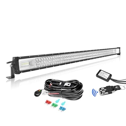 Willpower Rampe LED 132cm 675W Barre LED 12V 24V pour 4x4 Voiture Quad | LED Light Barre Lumineuse Avec Faisceau Stroboscopique, Étanchéité IP67, pour Camion Tracteur Offroad Véhicule Bateau ATV
