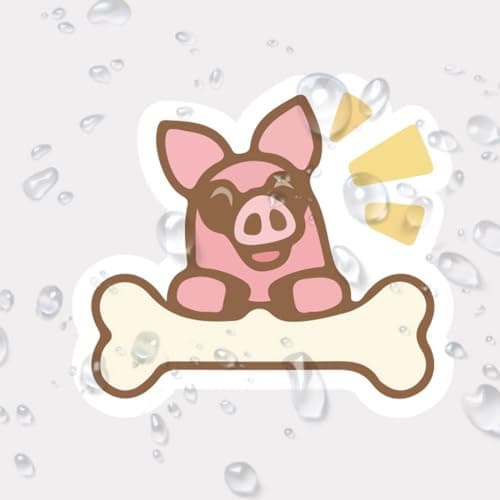 LEEQ Autocollants Mignons Chats Chien en Vinyle Imperméables - Vinyle Étanche Drôle Stickers, pour Les Amoureux des Chats, Bouteille d'eau, Scrapbooking, téléphone (120pcs)
