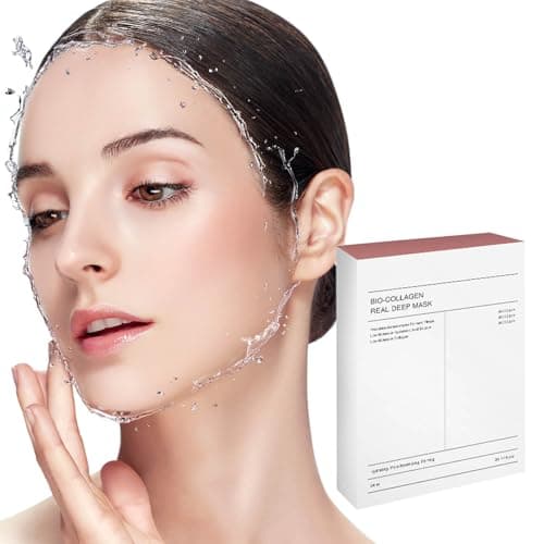 Biodance Mask Collagen Masque Real Deep Mask Masque Collagene Korean Anti-âge Mask Collagen Collagène Masque Soluble Masque Hydratant Hydratation Visage pour les Peaux Sèches Ternes Femmes (12pc)
