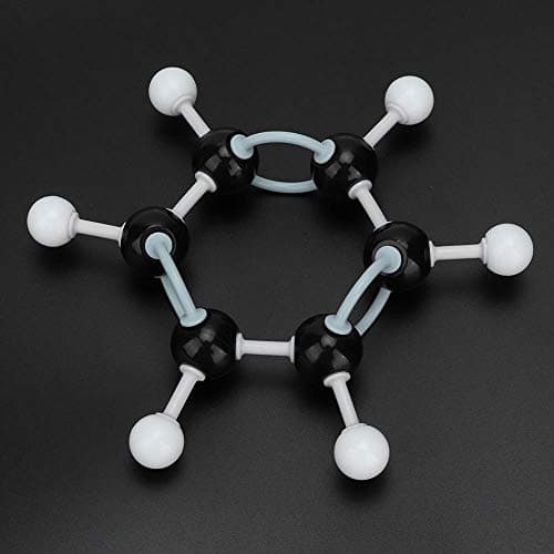 Delaman 267 Pcs Modèle Moléculaire, Modèle d'atome Molecular Organic Inorganic Structure Kit Atom Link Model Set Atom Model Educational Tools for Student Teacher Molecular Model Kit