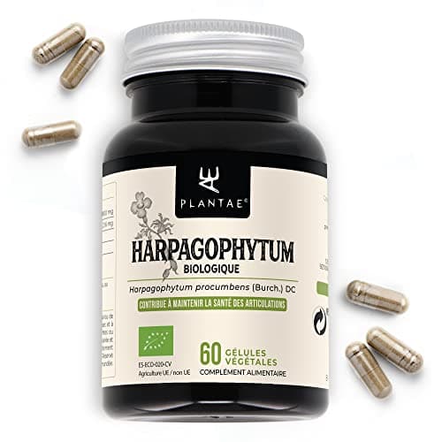 Harpagophytum bio * Plantae * 60 gélules végétales * Anti-inflammatoire naturel + Santé articulaire + Système digestif *