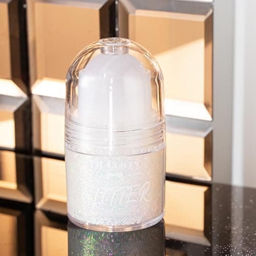 Roll-on Gel à Paillettes pour le Corps, Visage Liquide de Paillettes Holographiques, Sirène Paillettes Chunky Glitter pour les Accessoires de Rave, Maquillage d'Halloween