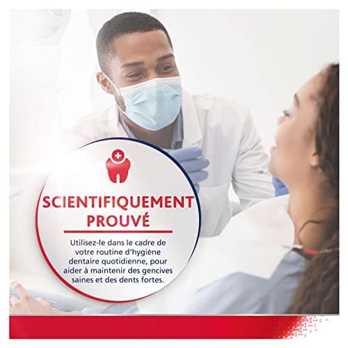 Parodontax Bain de Bouche Menthe Herbale, pour les Dents Sensibles, Élimine la Plaque Dentaire, sans Alcool, 2 x 500 ml
