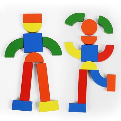 Chevalet magnetique double pliable enfant en bois -Tableau Enfant avec Alphabet magnétique et Chiffres magnétiques et formes magnétiques. chevalet peinture avec rouleau de papier à dessin (Shapes)