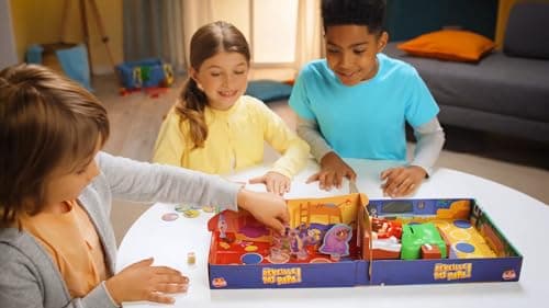 REVEILLE PAS PAPA - Jeu de Société Drôle pour Enfants - A partir de 4 Ans - Développant Concentration, Réflexion et Motricité - A Jouer en Famille ou entre Amis - 2 à 6 joueurs - 20 Min