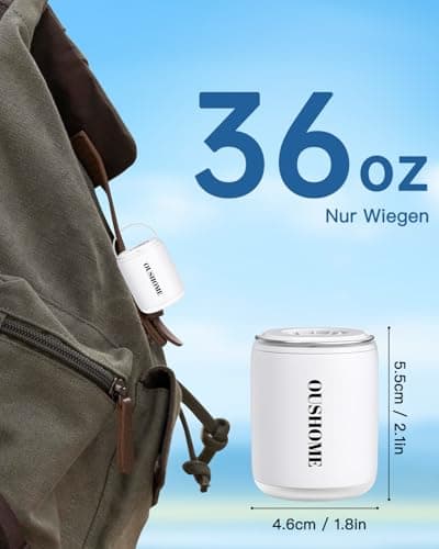 Mini Pompe à Air avec Lumière Réglable à Trois Niveaux, 1600 mAh Pompe Matelas Portable avec Anneau Magnétique, Pompe à Vide pour Lit Flottant Anneau de Natation Jouet Gonflable, Pompe de Camping