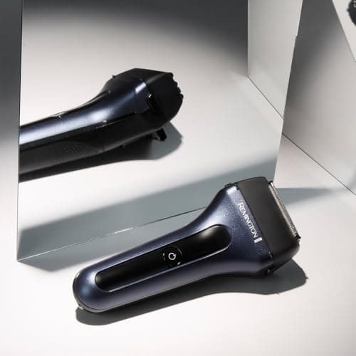 Remington Rasoir à grille électrique F7 (3 grilles flexibles de rasage pour poils longs et courts, rasage rapide et doux, humide et sec, 100% étanche, tondeuse précision, batterie lithium) F7000
