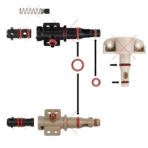 Kit de maintenance de joints compatible avec Philips Saeco Gaggia RI EP HD SM SUP pour groupe d'infusion, bec verseur, réservoir d'eau, ensemble de 10 + tube de 6g de graisse silicone