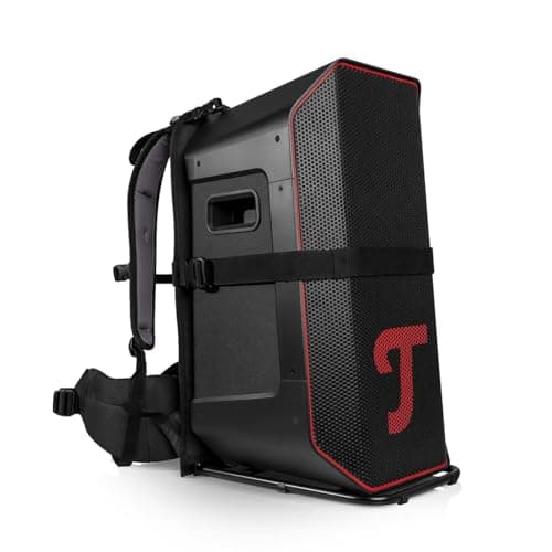 Teufel Rockster Air 2 - Enceinte Bluetooth Portable pour évènements - Jusqu'à 58 Heures de Batterie - Batterie Interchangeable - Fonction Banque d'alimentation
