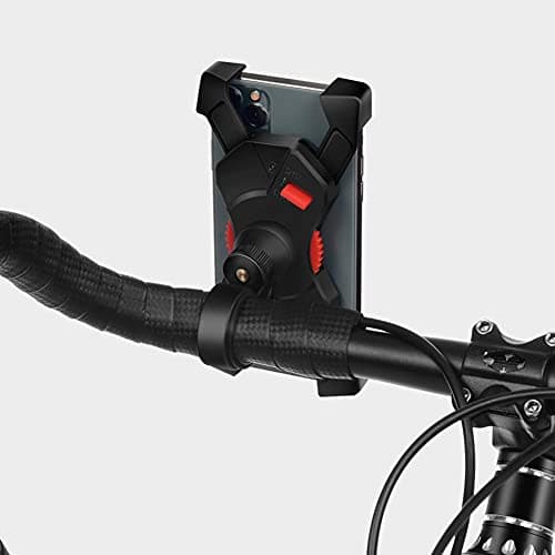 Grefay Support Téléphone Vélo Moto Porte Telephone Velo Universel Support Telephone Trotinette Electrique, Scooter, VTT avec 360° Rotation pour 3,5 à 6,5 Pouces GPS pour Smartphones Autres Appareils