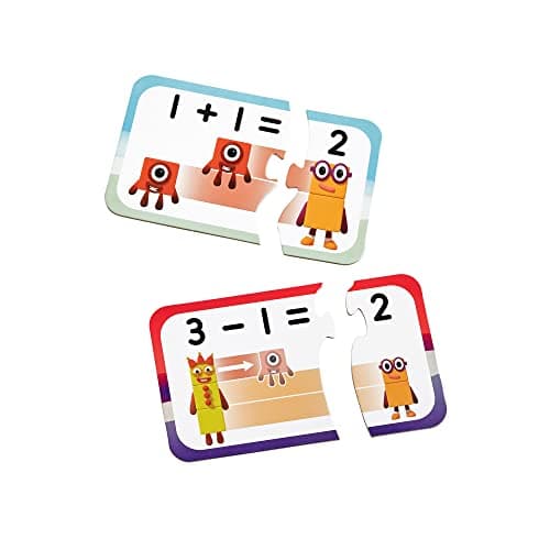 Learning Resources Kit de puzzles Numberblocks d’addition et de soustraction Learning Resources, puzzle Numberblocks, puzzle de maths, 20 puzzles éducatifs dans une boîte, puzzles de 2 pièces, 3+