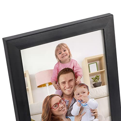 Giftgarden Cadre Photo 15x20 cm Lot de 7, Cadres Photo Noir à Poser sur Table ou au Mur pour Chambre, Bureau ou Galerie