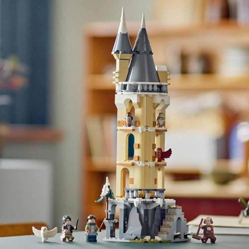 LEGO Harry Potter La Volière du Château de Poudlard, Jouet Fantastique pour Enfants, Set de Jeu d’Animaux, 3 Personnages, Idée Cadeau du Monde des Sorciers pour Filles, Garçons et Fans Dès 8 Ans 76430