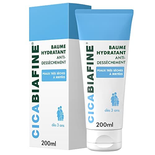Cicabiafine | Baume Hydratant Anti-Dessèchement (tube de 200 ml) – Baume réparateur pour peaux très sèches à irritées – Baume apaisant sans effet gras