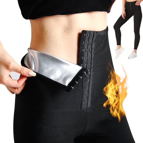 Sudation Pantalon Amincissante Ventre Plat Maigrir Leggings Sauna Suit Shapewear Costume D'entraînement Taille Haute Formateur Shaper Exercice Fitness Gym Yoga Sport Femme