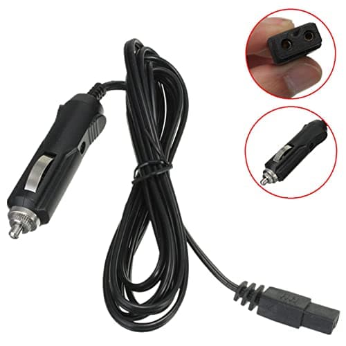 Tebinzi congélateur Voiture | Cordon Chargeur Allume-Cigare | Allume-Cigare Voiture à 12V DC 2 Broches câble d'alimentation pour Refroidisseur Voiture Portable glacière ini
