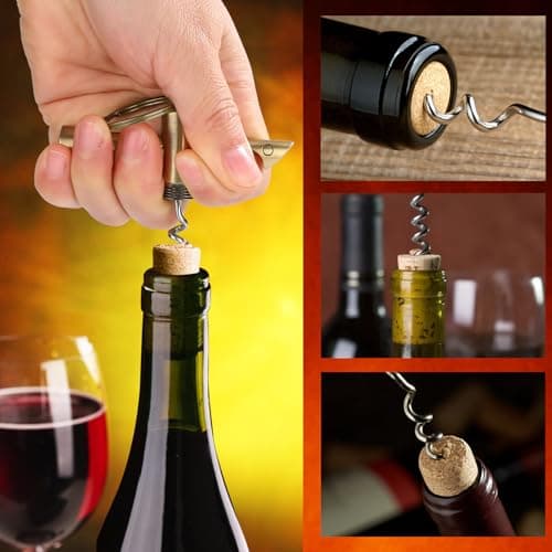 LKKCHER Décapsuleur 2 en 1 en forme de requin, porte-clés fantaisie, tire-bouchon, ouvre-bouteille de bière, cadeau de vin et de bière pour homme, cadeau de fête des pères, cadeaux de Noël, cadeaux