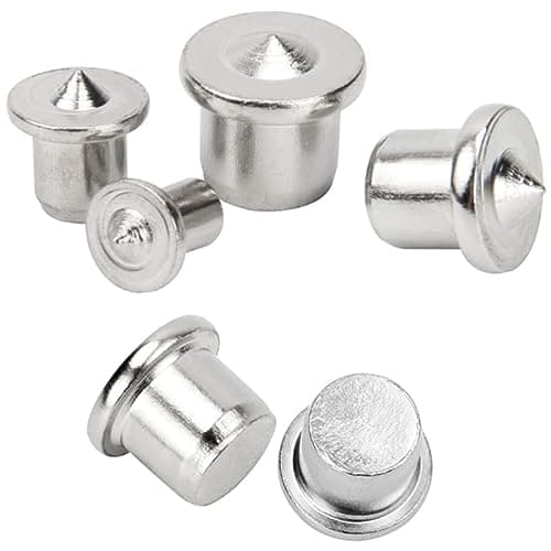 Pointes de Centrage de Cheville en Bois, 16pcs Alignement de Bois Pointe Centrage de Goujon Outil de Centrage de Goujon Centreurs de Tourillons Marqueurs de Chevilles Localisateur de Bois Goupilles