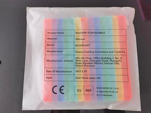KICOSOADT Pop It, Jeu de société de Multiplication, modèle de Multiplication pour l'école Primaire, Aide Certains Enfants à surmonter Les difficultés de calcul (9 * 9arc-en-Ciel)