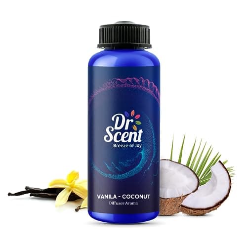 Dr Scent Diffuser Aroma Vanilla Coconut - Transform Your Space into a Tropical Oasis of Relaxation and Bliss (500ml)