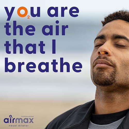 Airmax | Dilatateur nasal | Contre la congestion nasale | Réduit le ronflement - Pack 6 mois - 2X Taille Medium - Recommandé par les médecins