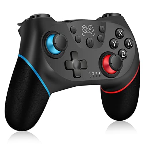 Zakgbxbig Manette pour Switch, Manette sans Fil Pro pour Switch Lite, Manette pour Switch Remote Gamepad Joystick, Turbo et Dual Vibration