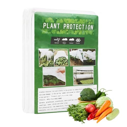 35g/m2 2m x 5m Housse Hivernage Plante Exterieur, Voile Hivernage Plante Exterieur, Non-tissée de Protection Hivernale for Protection Antigel Perméable, Coupe-Vent, Froid, Chaud et Anti-Insectes