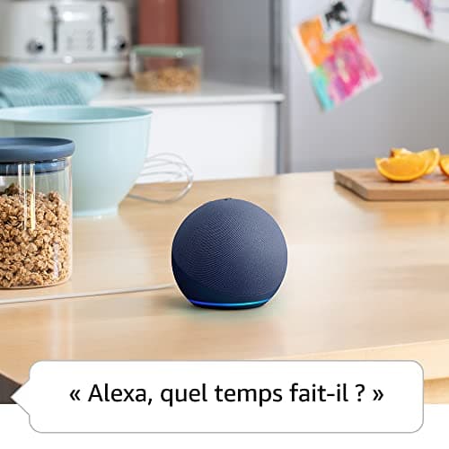 Echo Dot (Nouvelle génération) | Enceinte connectée Bluetooth et Wi-Fi au son puissant encore plus imposant, avec Alexa | Blanc