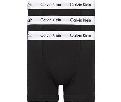 Calvin Klein Trunk 3pk Homme Trunk, Noir (Black), L