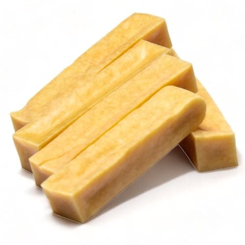 Dilecti Friandises Naturelles à Mâcher de l'Himalaya - des Friandises à Mâcher Naturelles très Savoureuses, Dures et Durables Occuperont Votre Chien Pendant Un Certain Temps. (Taille L, Lot de 5)