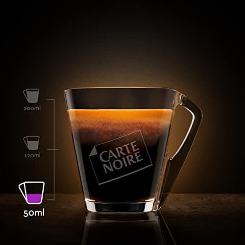 CARTE NOIRE - Espresso Intense - 96 Capsules de Café Compatibles avec Machines Nescafé Dolce Gusto - Notes Aromatiques de Noisette et Cacao - Pour un Espresso Intense - 6 Paquets de 16 Capsules