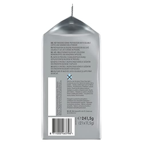 Tassimo, 105 Dosettes Café au Lait, Compatibles avec les machines TASSIMO, 105 Cafés Equilibré et onctueux, 5 packs de 21 dosettes (L'emballage peut varier)