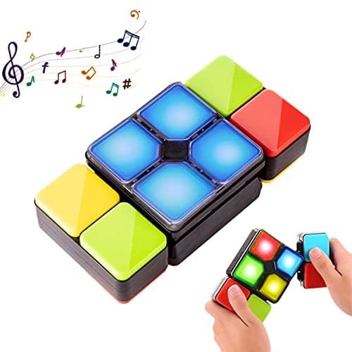 Pup Go Cube Magique électronique avec Musique et lumières colorées pour Adolescents et Enfants, Jeu de Puzzle Fantaisie, Jouets éducatifs, Meilleur Cadeau d'anniversaire de 6, 7, 8 Ans